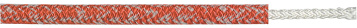 Dinghy double braid line for small boat halyards and controls