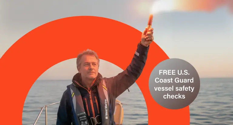FREE U.S. Coast Guard vessel safety checks at select West Marine stores.