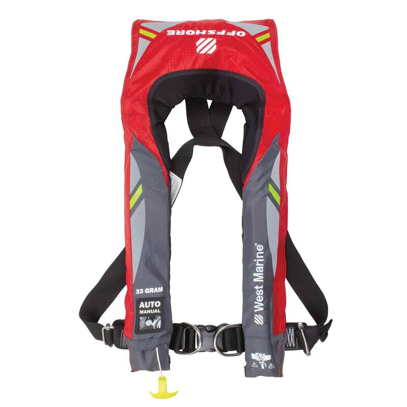 West Marine All Clear® Offshore Inflatable PFD with Harness