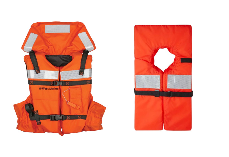 two type 1 life jackets