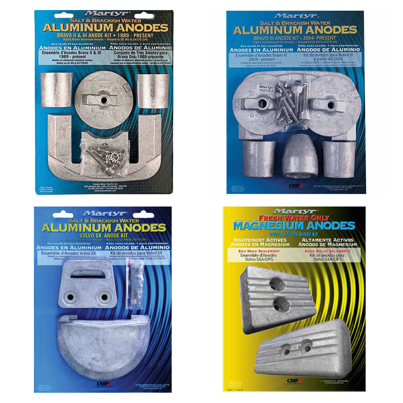 Four anode kits