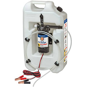 West Marine Flat Tank Oil Changer for marine engine oil changes