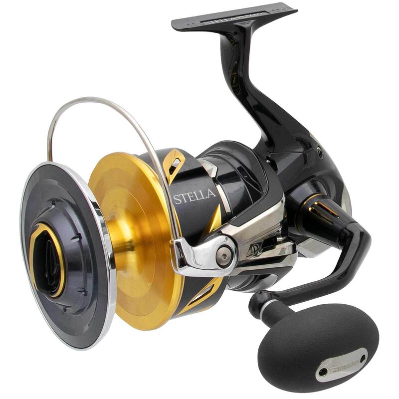Shimano Stella SW 30000 C spinning reel — HAGANE gear, X Protect water resistance, 55 lb drag for offshore saltwater fishing