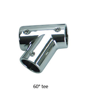 60 degree tee rail fitting