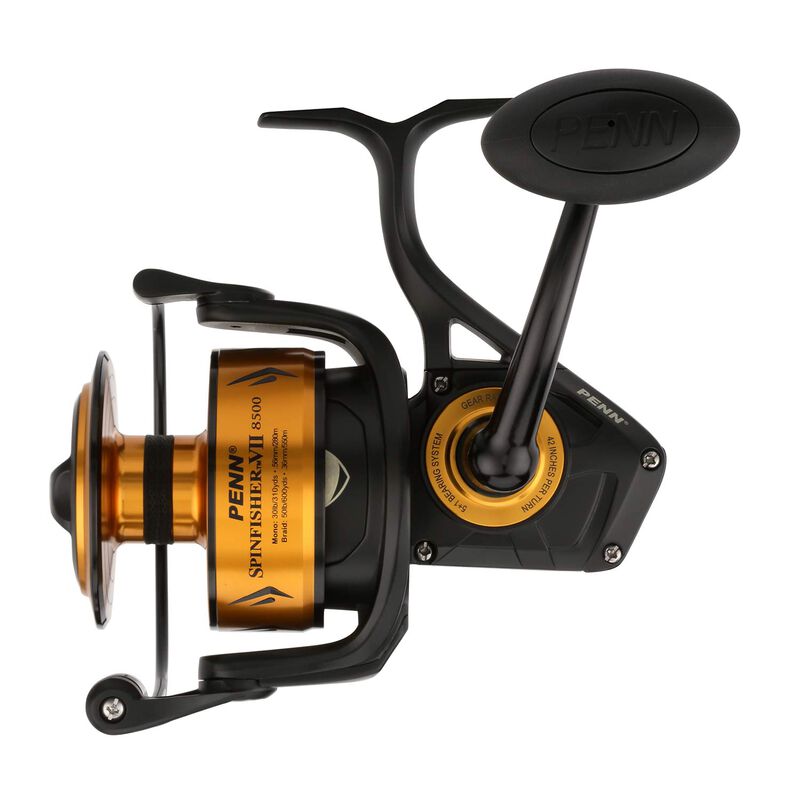 Penn Spinfisher VII 6500 spinning reel — IPX5 sealed body, full metal frame, HT-100 drag washers for saltwater fishing