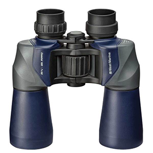  Blue and grey West Marine coastal bincoulars