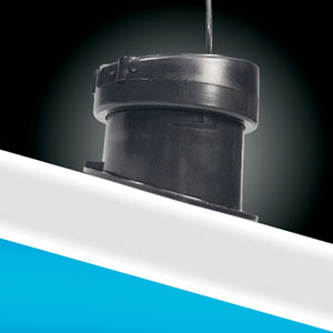 Black in-hull transducer