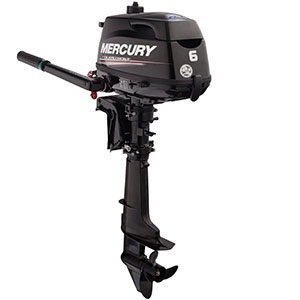 six horsepower Mercury four stroke outboard motor