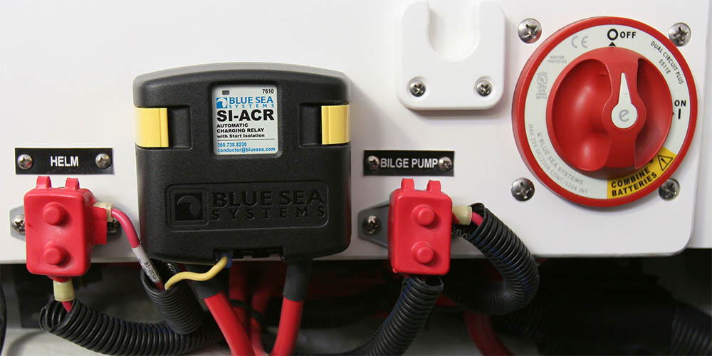 add a battery system installed on a boat