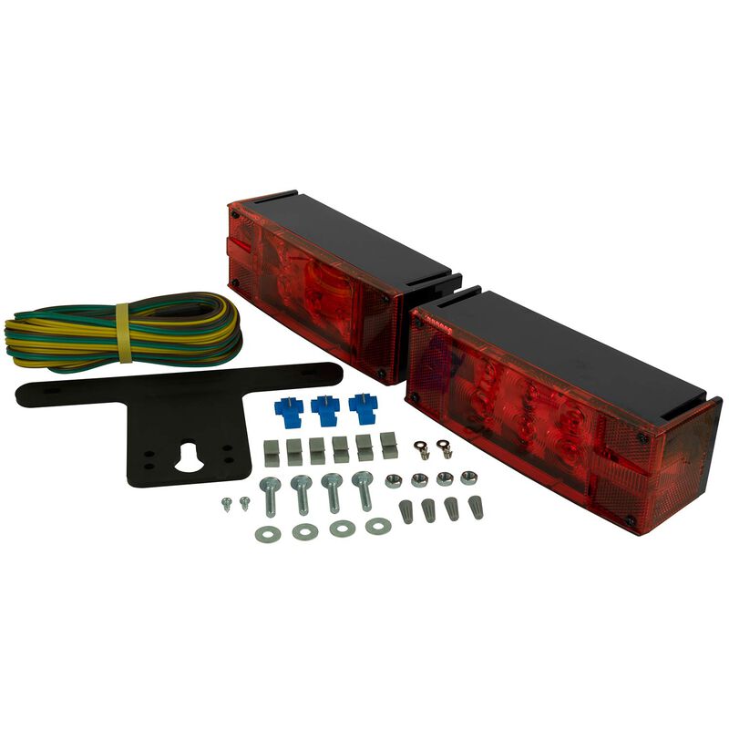 Hopkins Manufacturing LED submersible low-profile trailer light kit for trailers over and under 80 inches wide