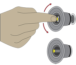 How to use a Halkey Roberts valve example