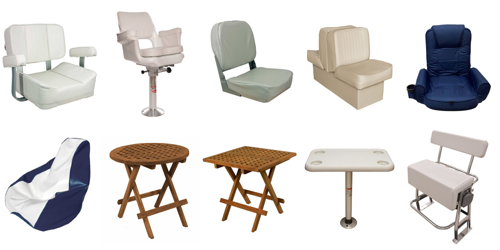 Images of ten best selling seats