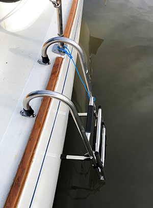 5-step boarding ladder