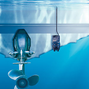 Transom mounted transducer