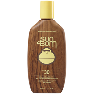Bottle of SPF 30 sunscreen