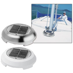 Solar cell day/night vent