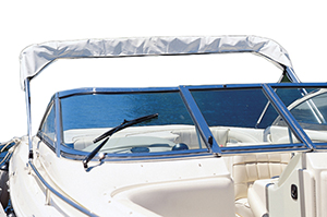 Zippered storage boot for bimini top