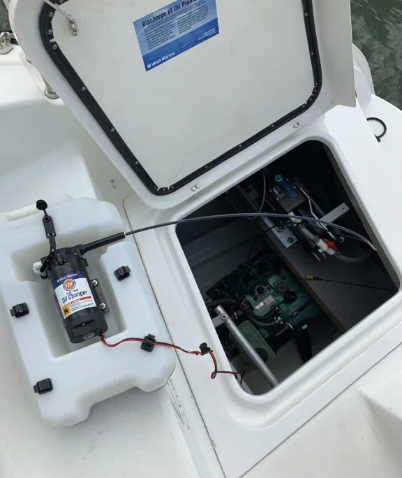 Changing the oil 